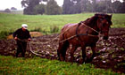 Plowing in the rain